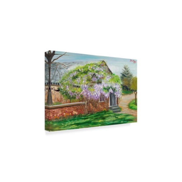 Cheryl Bartley 'Rose Garden 1' Canvas Art,16x24